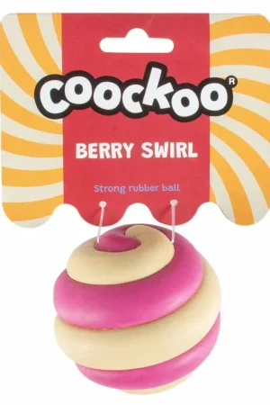 Actieprijs Duvo+ Hondenspeeltje Berry Swirl 7,5 cm Roze/Beige
